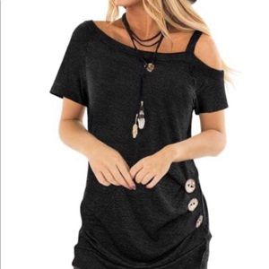 NWOT Sling Shoulder Top - Size M